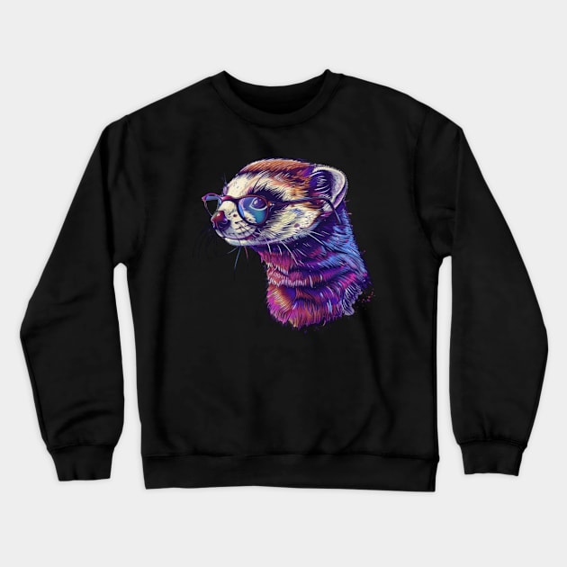 Ferret Visionary Crewneck Sweatshirt by Carnets de Turig